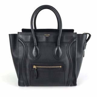 Celine Luggage in black leather