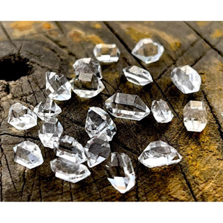 20pc, Herkimer Style Diamond Quartz Crystals , Diamond Quartz Crystals