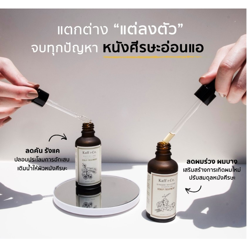 Kaff & Co. Kaffir Lime Essential Oil Scalp Treatment /Ginger Rhizome & Kaffir Lime Scalp Treatment