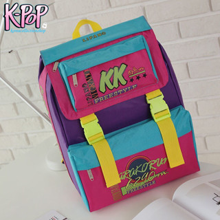 KOREA(KR421) กระเป๋าเป้KKbackpackใบใหญ่สุดคุ้มบรรจุได้เยอะไม่ผิดหวังแน่นอน