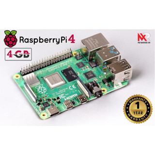 Raspberry Pi 4 Model B 4GB อุปกรณ์ครบพร้อมใช้งาน รับประกัน 1 ปีเต็ม