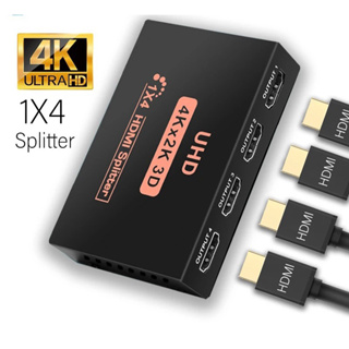 HDMI Splitter 1X4วิดีโอ1080P 1ใน4 Out Switcher Adapter HDMI Hub สำหรับ PS3 PS4โปรเจคเตอร์ HDTV DVD Xbox