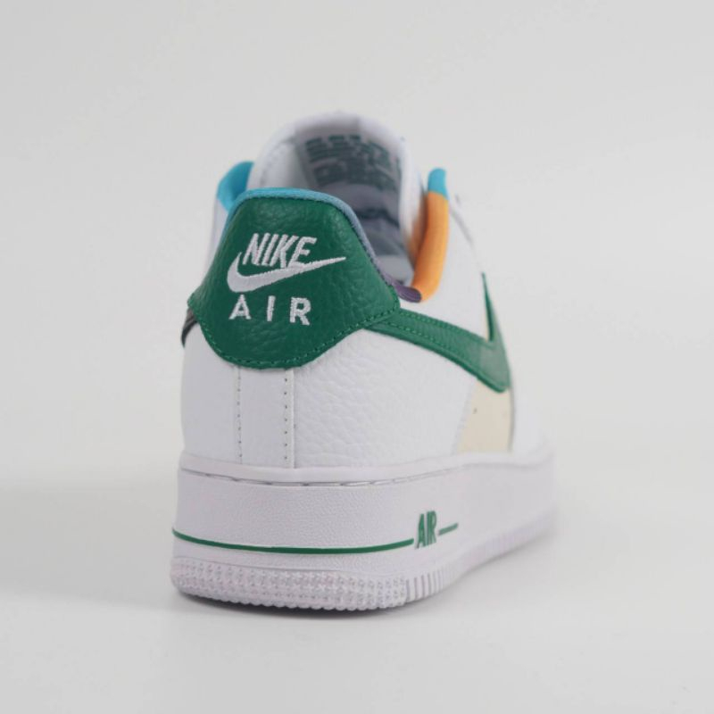 ของแท้ 100% Nike Air Force 1 Low Embedded White Green Black