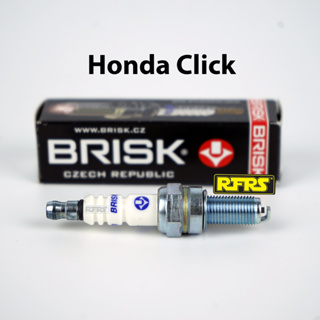 หัวเทียน BRISK COPPER RACING แกนทองแดง HONDA CLICK Spark Plug รองรับทุกน้ำมัน (C21RA) Made in EU