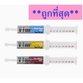 V-Four ของใหม่!(Exp.2024ทุกสูตร)อาหารเสริมวิตามินสูตรเข้มข้น บำรุงสุขภาพ สำหรับสุนัขและแมวทุกวัย