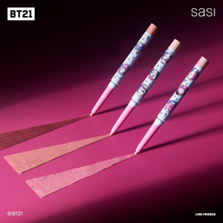 Sasi BT21 Shining Star Eyeshadow Stick อายแชโดว์แบบแท่ง แท่งสีฟ้าอ่อนลายการ์ตูน