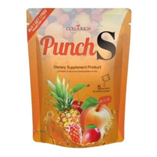 🔸ถูก|แท้🔸[1ห่อ] ผงบุกพั้นซ์(สีส้ม) Collarich Punch S