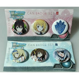 เข็มกลัดอนิเมะ  CAN BADGE SET INFINITE STRATOS (3cm.)เช็ต 3ชิ้น