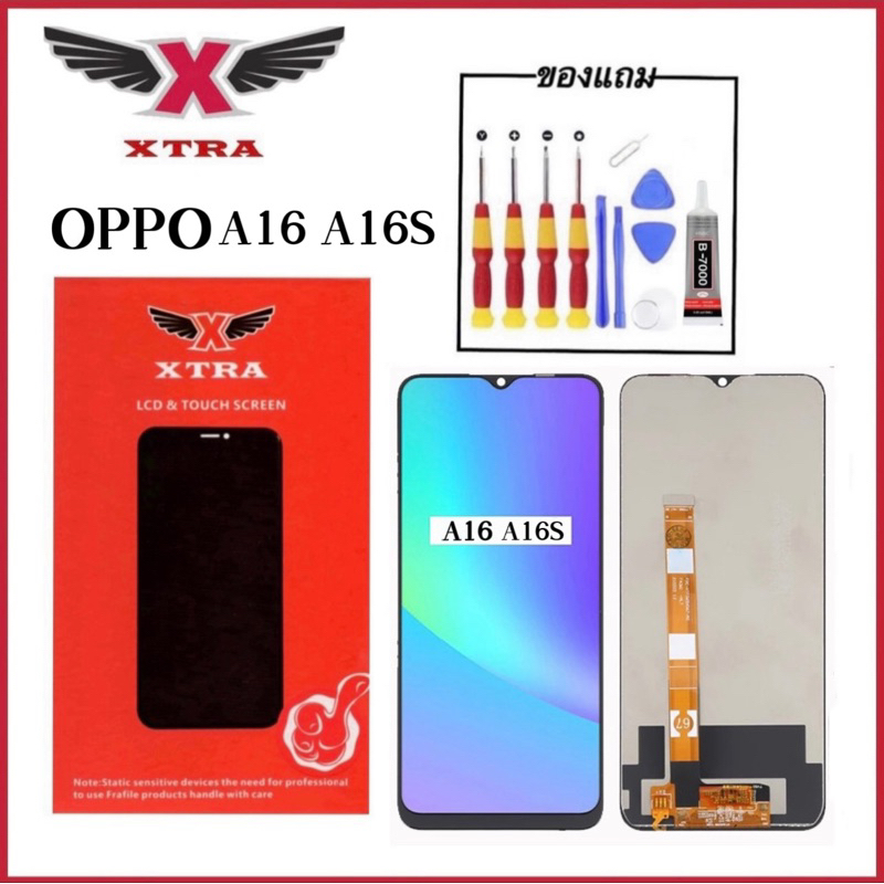 XTRA หน้าจอ LCD OPPO A16 A16S C25 C25s งานแท้ อะไหล่มือถือ Lcd Screen Display จอ + ทัช For OPPOA16 A