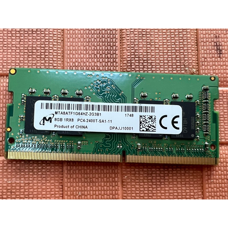 ram notebook 8gb DDR4  bus 2400 micron แรม โน๊ตบุ๊ค คละรุ่น ผ่านการทดสอบแล้ว
