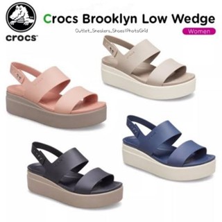 รองเท้า Crocs Brooklyn Low Wedge Women ส่งฟรี