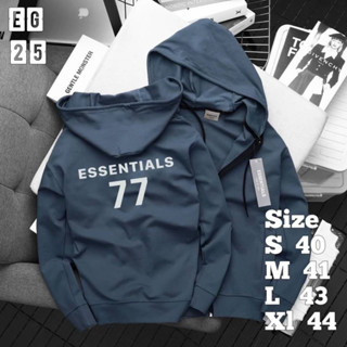 essentials เสื้อแขนยาวฮู้ด