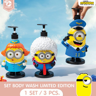 [  โค้ดลับลด 12% กรอกโค้ด 55BPGMV ] ชุดเซ็ท 3 ตัว Madelyn Minion Movie Body Wash เมดเดอร์ลีน มินเนียน