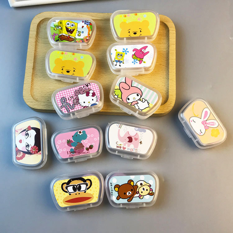 [COD] meloeye กล่องใส่คอนแทคเลนส์ กล่องคอนแทคเลนส์ ขนาดเล็ก แบบพกพา สําหรับเดินทาง cute contact lens