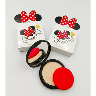 Ustar Disney Minnie Stay Matte Compact 9 g.(N0.1) ยูสตาร์  มินนี่ สเตย์ แมทท์ คอมแพ็ค25 พีเอ+++แป้งทาหน้าผสมรองพื้น