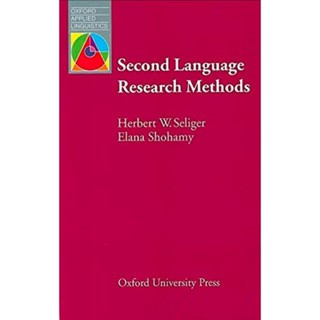 Second Language Research Methods (Oxford Applied Linguistics)