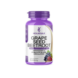 Molecule Grape Seed Beetroot 30 capsules เกรปซี้ดบีทรูท เมล็ดองุ่นสกัดผสมบีทรูทฟื้นฟูสภาพผิว ลดฝ้า รอยสิวต้านอนุมูลอิสระ