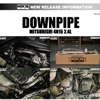 ท่อ HKS Mitsu Triton Pajero Downpipe เครื่อง 4N15