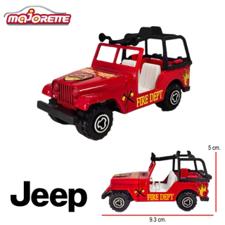 โมเดลรถ JEEP ลิขสิทธิ์แท้ majorette สเกล1/43 รถกู้ภัย รถเหล็ก รถจิ๊ป ของแท้