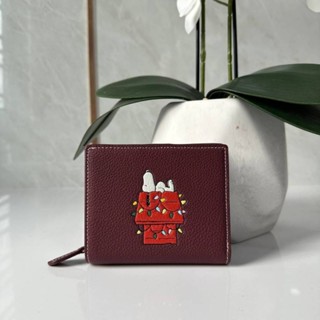 COACH (CF252) × PEANUTS SNAP WALLET