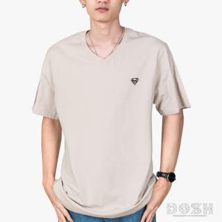 DOSH MENS T-SHIRTS SUPERMAN เสื้อยืดคอวี แขนสั้น ผู้ชาย 9DSMT5191-KK