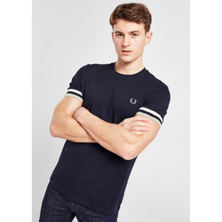 Fred Perry Bold Tip Pique in Black