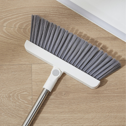 R66 ไม้กวาด ชุดไม้กวาดพร้อมที่โกยผง  ที่โกยผง ปรับได้ 180 องศา พับเก็บง่าย