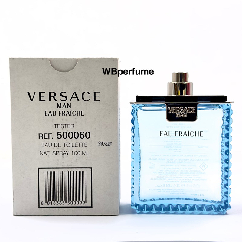 น้ำหอมแท้100 Versace Man Eau Fraiche 100ml Tester wbperfume ThaiPick