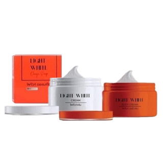 (แพ็กเกจใหม่)White White Body Cream "ไวท์ไวท์ครีม" ครบเซ็ท