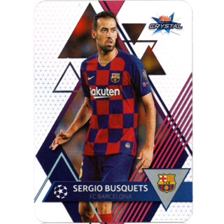 1 x Sergio Busquets #5 Topps CRYSTAL 2019/20 cards