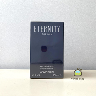 น้ำหอมแท้ Calvin Klein CK Eternity for Men EDT. 100ml. กล่องซีล