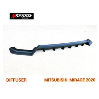 Diffuser​ หลัง Nspeed ใส่ Mitsubishi​ Mirage​2020