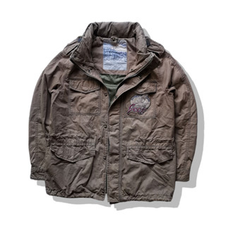 JEEP Hooded Military Jacket รอบอก 44”