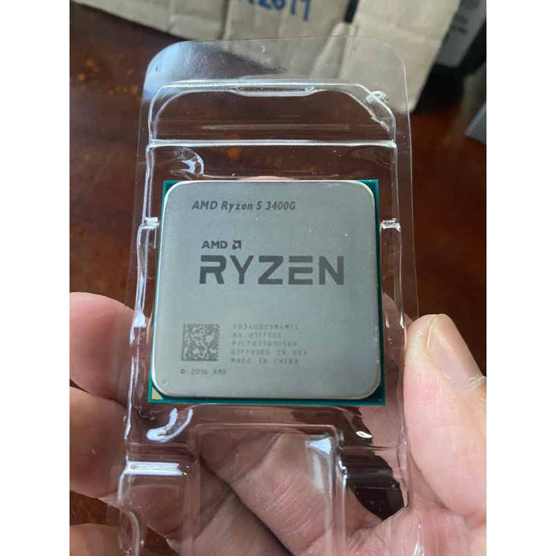 AMD RYZEN 5 3400G มือสอง ครบกล่อง มีประกัน synnex