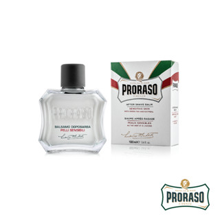 (400581) Proraso After-Shave Balm Sensitive Skin 100ML / โปรราโซ อาฟเตอร์เชฟ บาล์ม เซนซิทีฟ สกิน 100 มล.