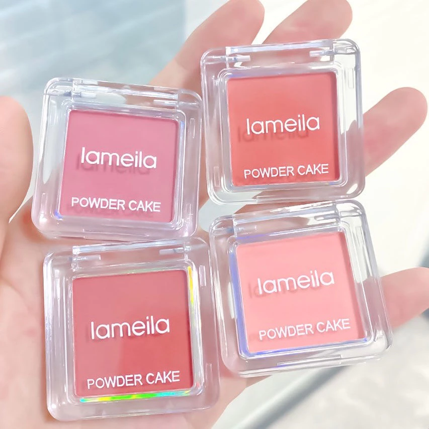 Lameila#3591บลัชออน 4 โทนสี ปัดแก้มโทนชมพูหวาน พร้อมแปรงปัด พกพาสะดวก thumbnail 5