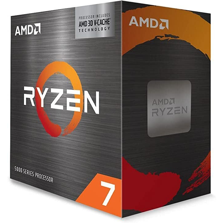 AMD CPU RYZEN 7 5800X3D, 8 CORE/16 THREAD 3.4GHz AM4 105W without Cooler