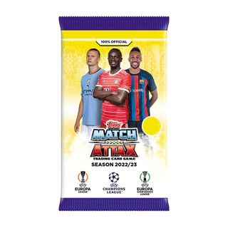 (ของแท้ 100%) Match Attax 25/26,24/25,23/24,22/23,20/21,19/20,17/18 การ์ดฟุตบอลแมตช์แอทแทค ราคาต่อ 1 ซอง นะคะ
