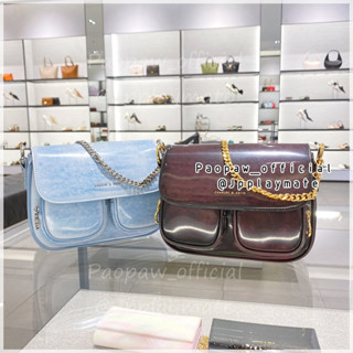 กระเป๋า Charles &amp; Keith รุ่น Letitia Front Flap Crossbody Bag   :  CK2-80151193 แท้จากชอป พร้อมถุงกระดาษ