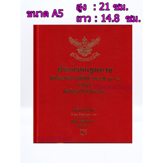 ประมวลกฎหมายแพ่งและพาณิชย์ บรรพ 1-6 อาญา ฉบับสมบูรณ์ Version 1.66 พิชัย นิลทองคำ TBK0229 (ขนาด A5 เล่มขนาดกลาง)