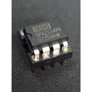 Dual OP-AMP ออปแอมป์ OPA2134PA ตัวถังพลาสติก ผลิตที่ Korea ของแท้ พร้อมส่ง