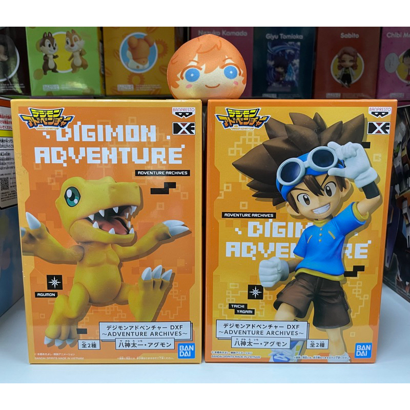 Bandai DXF Digimon Adventure Yagami Taichi &amp; Agumon Figure ขายคู่ไม่แยก