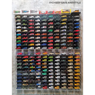 ตู้โชว์รถสเกล 1:64 อะคริลิค 100ช่อง