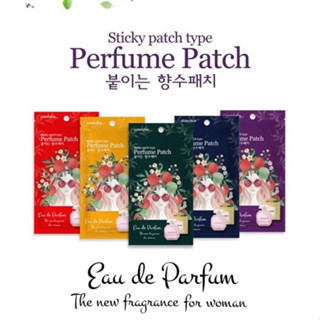 แผ่นแปะน้ำหอมผู้หญิง 40 ชิ้น Cozendus Sticky patch type Perfume Patch นำเข้าจากเกาหลี 코젠더스 여성 향수패치 러브스토리 5개 세트