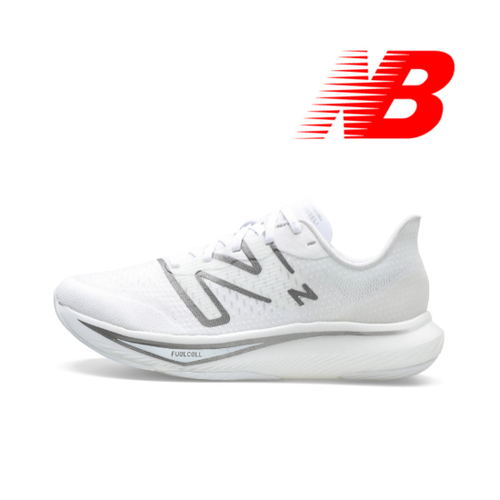 New Balance FuelCell Rebelv3 Anti-slip wear-resistant Low-Top Running Shoes White Gray
