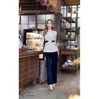 *สอบถาม​ก่อน​สั่งซื้อ​*​BS3224: เซตขายาวผ้าซาร่า