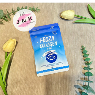 FROZA ฟอร์ซ่า Collagen 10In1 Peptide คอลลาเจนจากปลา บำรุงผิว 60 caps | Froza collagen นำเงิน