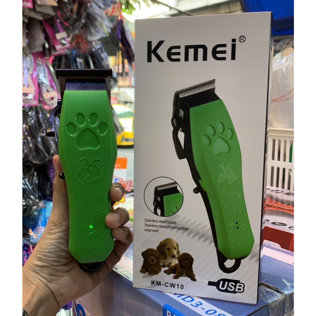 KEMEI KM-CW10 ปัตตาเลี่ยนแต่งขนสุนัข ปัตตาเลี่ยนตัดขนสัตว์เลี้ยง  แบบชาร์จได้ สำหรับสัตว์เลี้ยง - รูปที่ 5