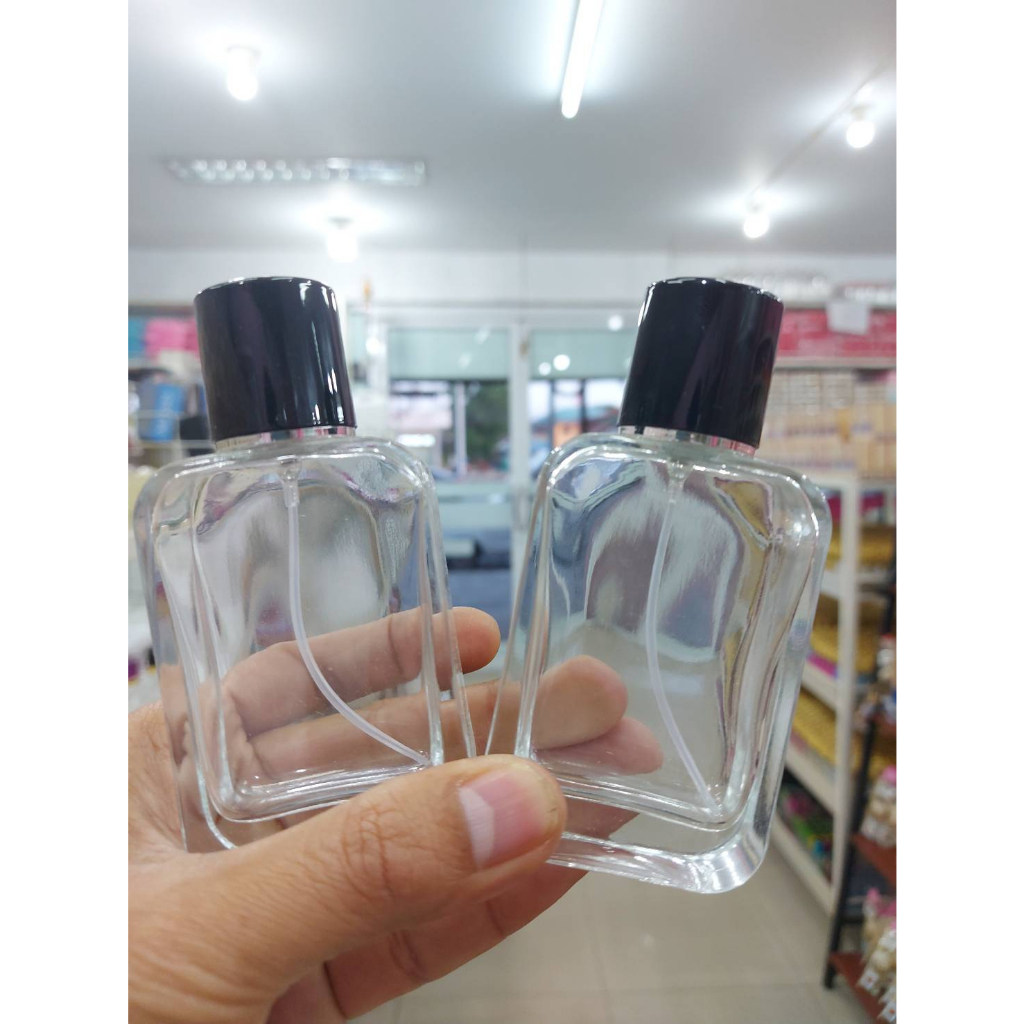 ขวดสเปรย์น้ำหอม บอสแมน 50 ml. ขวดสเปรย์แก้วเปล่า สำหรับใส่น้ำหอม {{ พร้อมส่ง }} 🚚🚚 - Bualuang Perfume