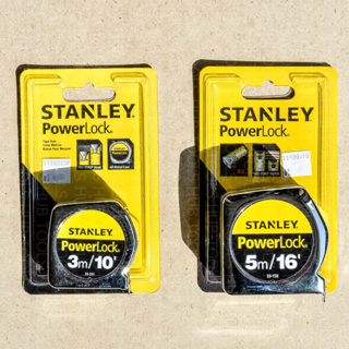 STANLEY ตลับเมตร รุ่น Power Lock ยาว 3m. (33-231) /5m. (33-158) ของแท้